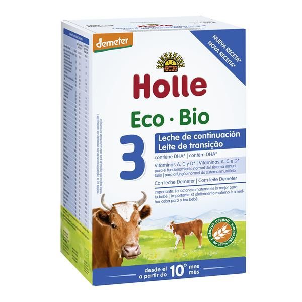 Leite Em Pó 3 Biológico 10M 600 Gramas Holle