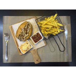 Cream Cheese Chicken Baguette