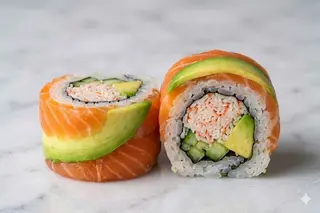 Uramaki Dragón De Salmón (8 Pzas.)