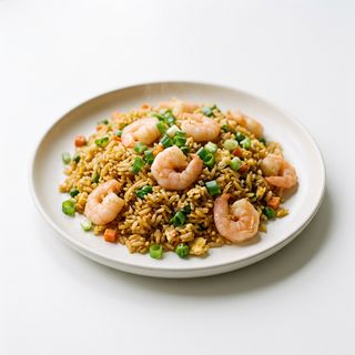 Arroz Frito Con Gambas