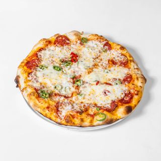 Pizza 1+1 Diavola e gorgonzolla