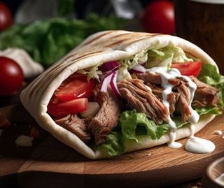 Panino kebap menù