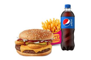 Чикенбургер + фри + Pepsi (470 г)