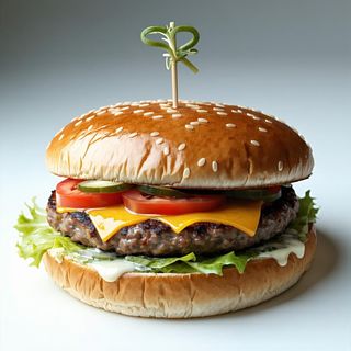 Cheeseburger z leczo