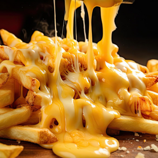 Patata gratinada  con queso 