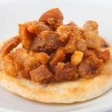 Fritanga Colombiana Chicharron De Cerdo Con Arepa