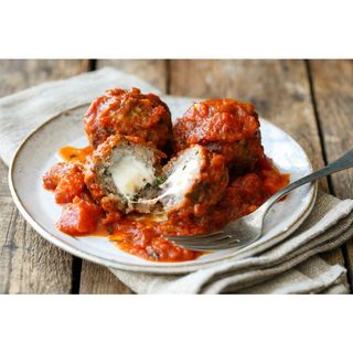Cheese Stuffed Meat Balls