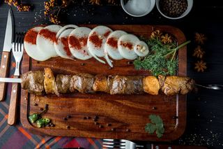 Шашлык из мякоти баранины