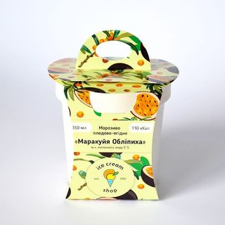 Морозиво плодово-ягідне Маракуйя обліпиха (350мл)