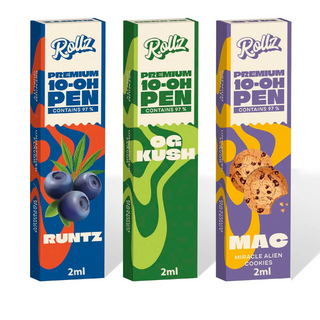 Pack 3 Vapeadores Desechables 97% 10-OH 2ml - Rollz