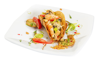 Tacos Crevettes Champignon