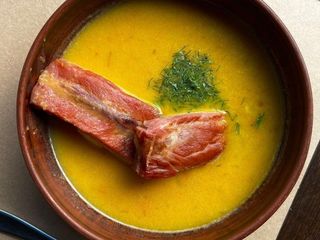 Суп гороховий з копченими ребрами (400g)