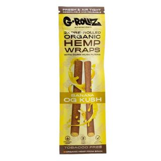 G-Rollz Blunt Pre-Rulat din Canepa aroma Banana OG Kush x2buc