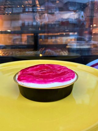 Tarta De Queso Proteica Con Fresa