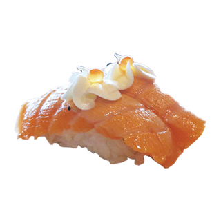 3. Nigiri Salmón flambeado