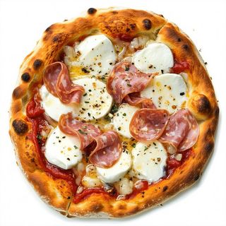 Pizza bianca ventricina - al piatto