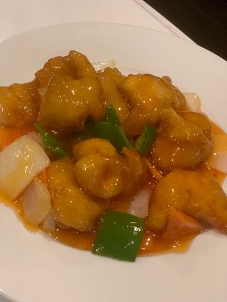 Pollo Con Salsa Agridulce