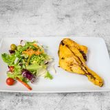 Muslo de pollo a la brasa