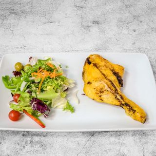 Muslo de pollo a la brasa