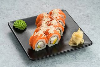 Филадельфия с креветками и сыром пармезан 8 шт.