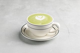 Зеленая латте матча