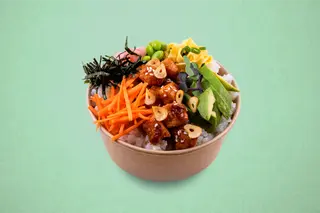 Somon teriyaki / orez sushi