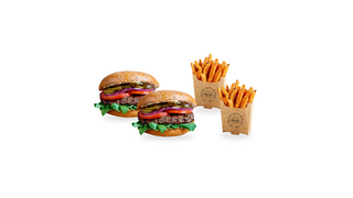 2 x Burger+2 x Bataty