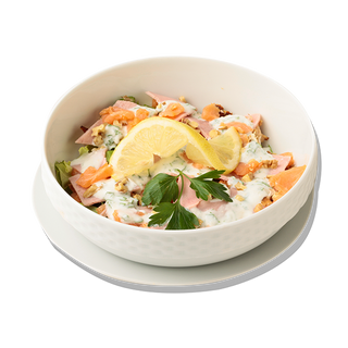 Salata gurmandului cu foccacia