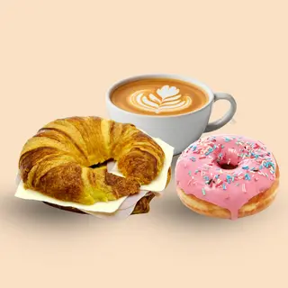 Croissant mixto + Café M + Duffin