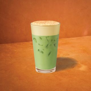 Iced Pumpkin Spice Matcha Latte