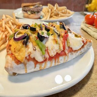 Tacos pizza viande hachée (poulet)