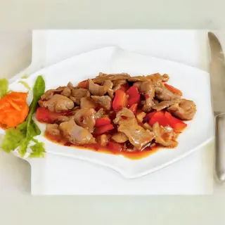 156 Manzo in salsa piccante