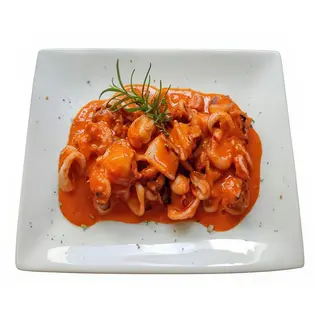 Calamares Con Salsa Picante