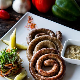 Ассорти из колбасок гриль 