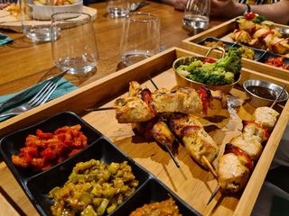 Plat Brochettes De Poulet