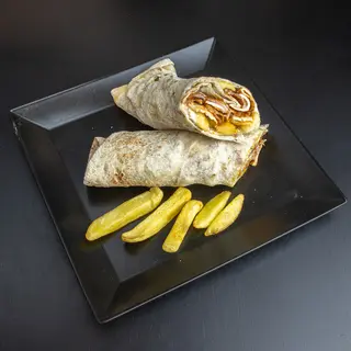 Zestaw shawerma classic + Ayran 0,25l