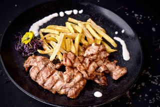 Pizdulici de porc la gratar