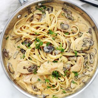Spaghetti Poulet Champignon