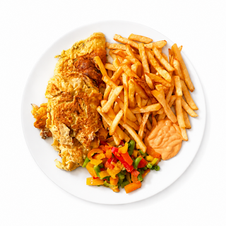 Eggs and fries