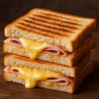 Sandwich mixto de Jamón York y Queso (1 ud.)