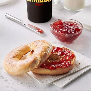 Bagel com mel ou doce