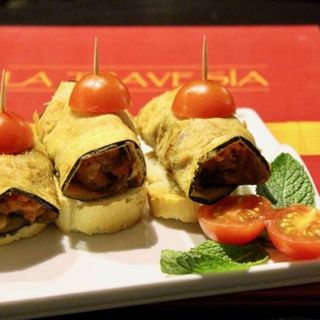 Rollitos De Berenjena Rellenos De Ibérico (4 Uds.)