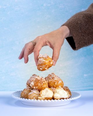 Chouquettes de crema