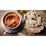 Warm Hummus Flatbread