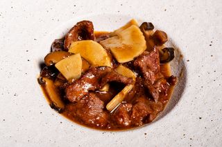 147. Manzo con bambù e funghi shiitake