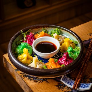 Pierożki na parze - mix 10 szt.