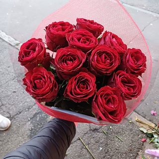 11 Rose rosse