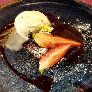 Brownie de chocolate y nueces