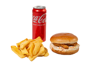 Meniu Bagel Crispy + Coca cola doza 0.33 l