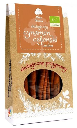 BIO CYNAMON CEJLOŃSKI LASKA 30 g - DARY NATURY